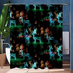 Christmas Lights Shower Curtain 60  x 72  (Medium)