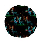 Christmas Lights Standard 15  Premium Round Cushion 