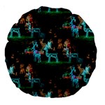 Christmas Lights Large 18  Premium Round Cushion 