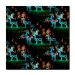 Christmas Lights Tile Coaster