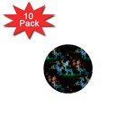 Christmas Lights 1  Mini Button (10 pack) 