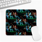 Christmas Lights Large Mousepad