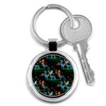 Christmas Lights Key Chain (Round)