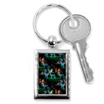 Christmas Lights Key Chain (Rectangle)