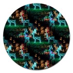 Christmas Lights Magnet 5  (Round)