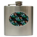 Christmas Lights Hip Flask (6 oz)