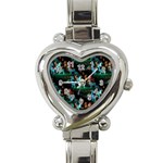 Christmas Lights Heart Italian Charm Watch