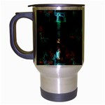 Christmas Lights Travel Mug (Silver Gray)