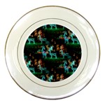 Christmas Lights Porcelain Plate