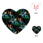 Christmas Lights Playing Cards (Heart)