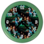 Christmas Lights Color Wall Clock