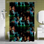 Christmas Lights Shower Curtain 48  x 72  (Small)