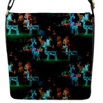 Christmas Lights Flap Closure Messenger Bag (S)