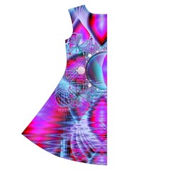 Crystal Northern Lights Palace, Abstract Ice  Short Sleeve V Back Left