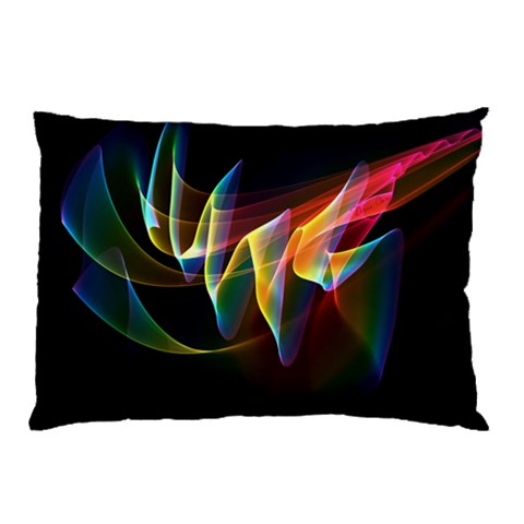 Northern Lights, Abstract Rainbow Aurora Pillow Case from ArtsNow.com 26.62 x18.9  Pillow Case