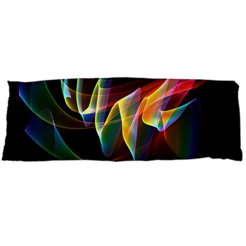 Northern Lights, Abstract Rainbow Aurora Body Pillow Case Dakimakura (Two Sides) from ArtsNow.com Back