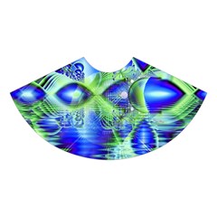 Irish Dream Under Abstract Cobalt Blue Skies Midi Sleeveless Dress from ArtsNow.com Skirt Front