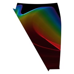 Liquid Rainbow, Abstract Wave Of Cosmic Energy  Midi Wrap Pencil Skirt from ArtsNow.com Front Left