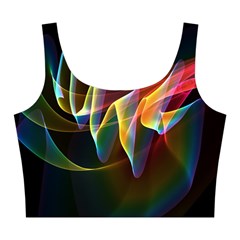 Northern Lights, Abstract Rainbow Aurora Midi Sleeveless Dress from ArtsNow.com Top Back