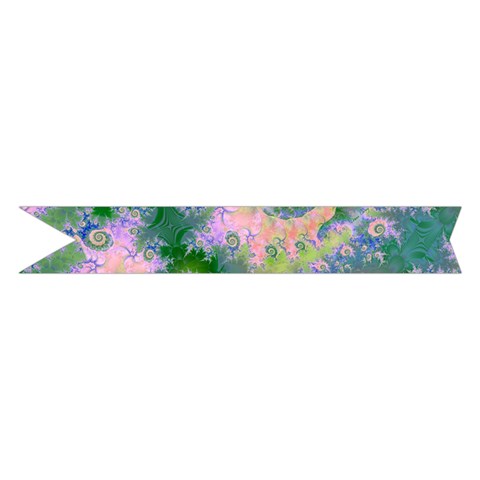 Rose Apple Green Dreams, Abstract Water Garden Midi Wrap Pencil Skirt from ArtsNow.com Hem