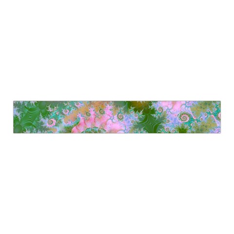 Rose Forest Green, Abstract Swirl Dance Midi Wrap Pencil Skirt from ArtsNow.com Waistband