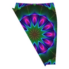 Star Of Leaves, Abstract Magenta Green Forest Midi Wrap Pencil Skirt from ArtsNow.com Front Left