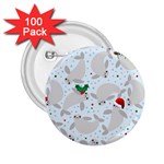 christmas  Manatee 2.25  Button (100 pack)