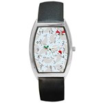 christmas  Manatee Barrel Style Metal Watch