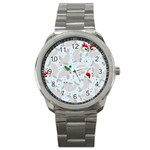 christmas  Manatee Sport Metal Watch