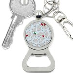 christmas  Manatee Bottle Opener Key Chain