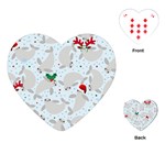 christmas  Manatee Playing Cards (Heart)