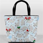 christmas  Manatee Bucket Bag