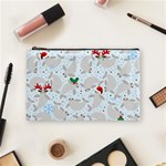 christmas  Manatee Cosmetic Bag (Medium)