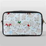 christmas  Manatee Toiletries Bag (One Side)