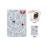 christmas  Manatee Playing Cards (Mini)