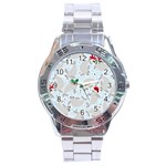 christmas  Manatee Stainless Steel Analogue Watch