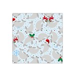 christmas  Manatee Satin Bandana Scarf