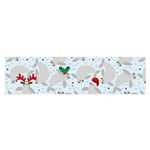 christmas  Manatee Satin Scarf (Oblong)