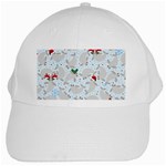 christmas  Manatee White Cap