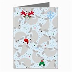 christmas  Manatee Greeting Cards (Pkg of 8)