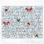 christmas  Manatee Jigsaw Puzzle (Rectangular)