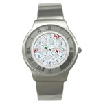 christmas  Manatee Stainless Steel Watch