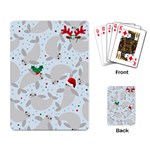 christmas  Manatee Playing Cards Single Design