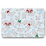 christmas  Manatee Large Doormat