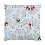 christmas  Manatee Standard Cushion Case (One Side)