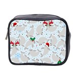 christmas  Manatee Mini Toiletries Bag (Two Sides)