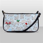 christmas  Manatee Shoulder Clutch Bag