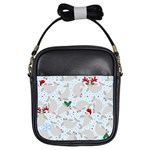 christmas  Manatee Girls Sling Bag