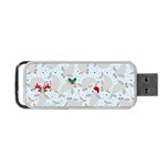 christmas  Manatee Portable USB Flash (One Side)