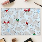 christmas  Manatee Cosmetic Bag (XXL)